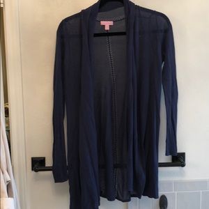 Lily Pulitzer Sheer Soft Tunic Sweater